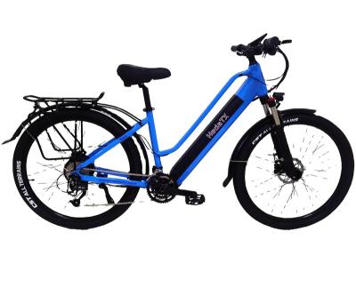 China Alloy 26Inch 48V 500W 20Kg Motor Large Capacity Brushless Batteryelectric Old Aluminum Hidden Bicycle for sale