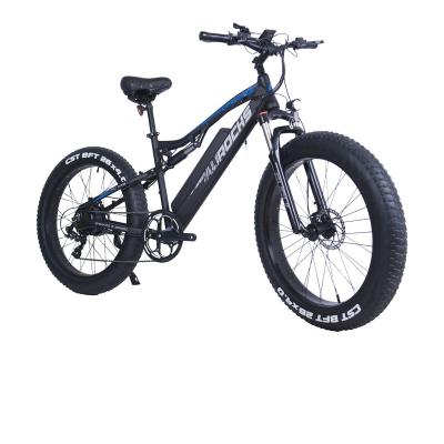 China Full Suspension Aluminum Alloy Modern Dirt Mountain Electric Bicycle 350W 500W For Adults for sale