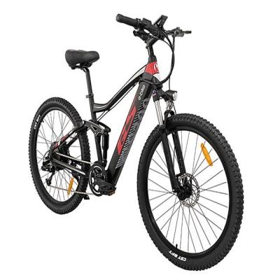 China Aluminum Electric Bike Hidden Battery Full Suspension MTB Cycle Electric Bike for sale