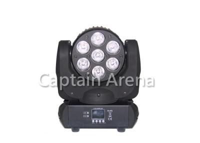 China ROHS LED RGBW 4-IN-1 IP20 Plastic Iron Case Beam Moving Head Stage Lights for sale