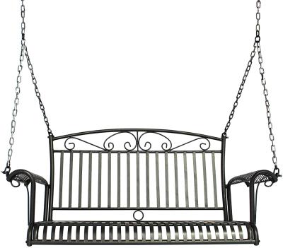 China Metal Farmhouse Upgraded Patio Porch Swing Gardens Yards Heavy Duty Swing Chair Bench for sale