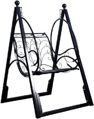 China Farm Leisure Balcony Rocking Chair Metal Iron Indoor Outdoor Swing Rocking Chair for sale