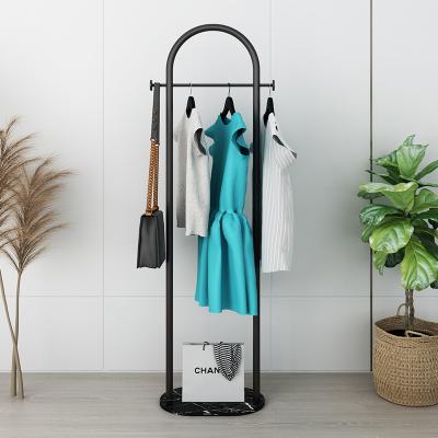 China Guaranteed Modern Price Quality Garment Rail Rack Display Freestanding Clothes Racks for sale