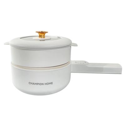 China Good Quality Small Split Structure Portable Electric Mini Multi Cooker Skillet Cooking Pot With Steamer for sale