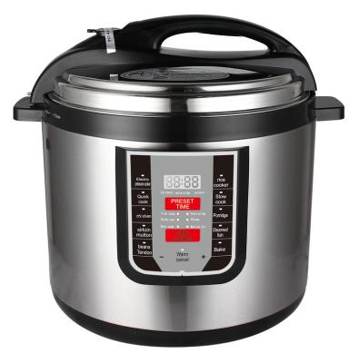 China Hotel High Quality Multi Function Multi Function Pressure Cooker IH Large Capacity 10L Stainless Steel Electric Pressure Cooker for sale