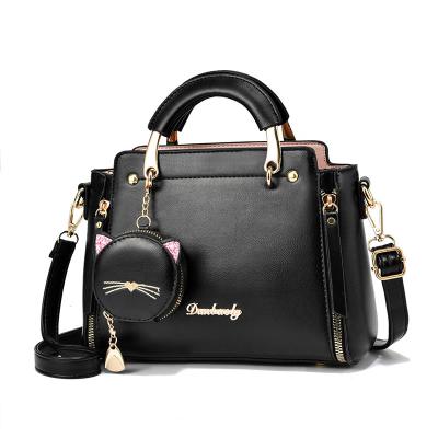 China Portable Ladies Women's Purse and Handbag Designer Tote Bags With Cat Tag Luxury Famous Brands Custom Cross Bags Women Crossbody for sale