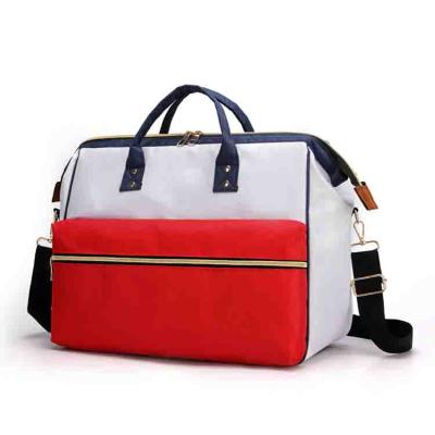 China Multi-Functional Travel Custom-Made Canvas Diaper Bag Canvas Diaper Bag Short-Distance Purpose Clothing Wash Bag Portable Wash Bag for sale