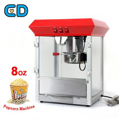 China Desktop Automatic Party Popcorn Machine Home Theater Theater Popcorn Machine 8 Ounce Hot Oil Top Pop Popcorn Machine for Cinema for sale