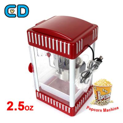 China Automatic automatic caramel pop corn machine 2.5 oz small homemade kettle corn machine for home for sale