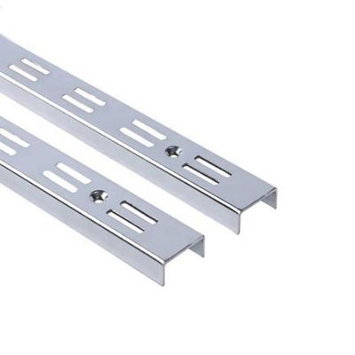 China Perfect for supermarkets and stores Metal Double Hole Strut Slotted Channel wall stripping for sale