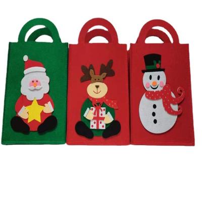 China Hot Selling Creative Kids DIY Science Educational Toys Cute Christmas Eve Felt Paper Bag High End Christmas Gifts for sale