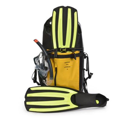 China Fashionable Outdoor Beach Portable Dry Multifunctional Storage PVC Backpack Waterproof Swimming Bag for sale