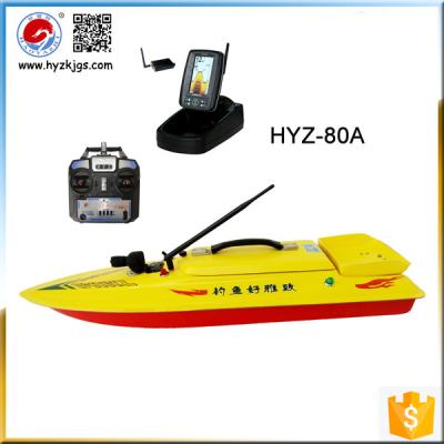 China HYZ-80A Radio Control Fishing Bait Boat with Fish Finder for sale