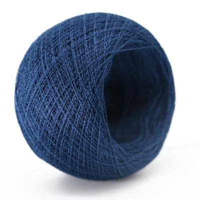 China Crocheting Fashionable Fabric Organic Cotton 2/60NM Silk Yarn Abrasion-Resistant for sale