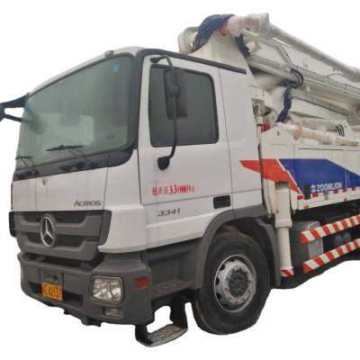 China Best Hotels Zoomlion 37m 49m 52m 56m Long Boom Concrete Pump Truck Price For Sale for sale