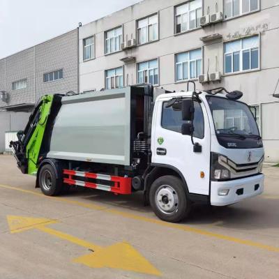 China Hotels Dongfeng 4X2 8 Cubic Meter Garbage Compactor Trucks 8cbm Compression Garbage Truck for sale