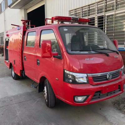 China Dongfeng 4*2 7-9cbm water and fire fighting foam truck 8200*2500*3350mm for sale