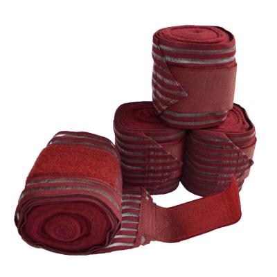 Chine Factory Wholesale Elastic Stable Elastic Horse Body Leg Foot Bandages Cohesive Pads Bags For Packing Horse Exercising à vendre