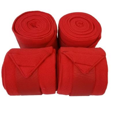 China High Quality Elastic Waterproof Cohesive Fleece Equestrian Wrap Horse Elastic Stable Bands Legging Tights for sale