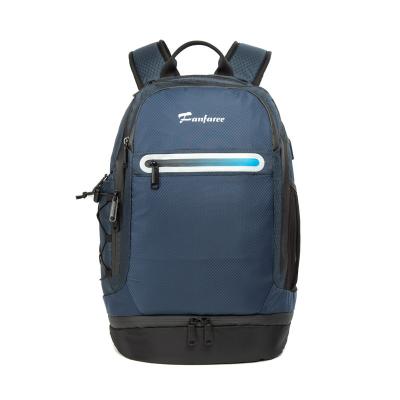 Chine With USB Factory Wholesale Waterproof Dry Wet Separation Leave Sports Travel Business Laptop School Packs Bags Backpacks With USB Charging à vendre