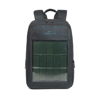 Chine With USB Factory Wholesale Waterproof Mens Womens Travel Laptop Solar Power Panel Bags Backpacks With USB Charging Port à vendre