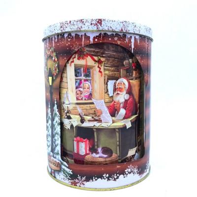 China New Design Carousel Shape Eco - Friendly And Recyclable Material Musical Christmas Tins Candy Gift Tin Box for sale