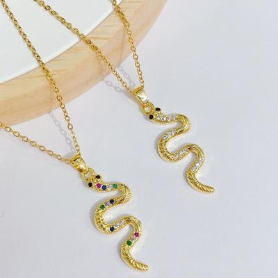 China Fashion LOTUS Non Tarnish Pendant Jewelry Snake CZ Guangzhou Pendant Jewelry for sale