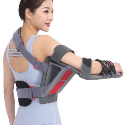 China Breathable Mesh Material Adjustable Humerus Abduction Bracket For Shoulder Immobilization Rehabilitation for sale