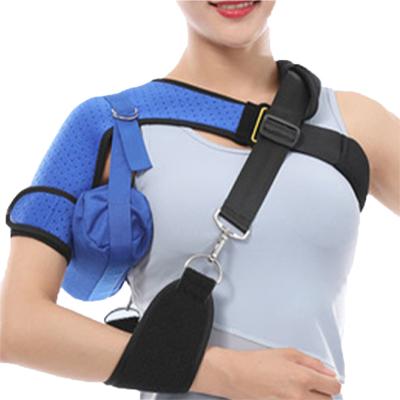 China Breathable Mesh Material Adjustable Shoulder Brace With Range Of Motion Exerciser For Injury Support And Recovery for sale