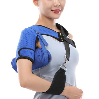 China Breathable mesh material shoulder brace with adjustable support for rehabilitation and improved range of motion for sale