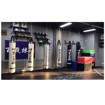 China Durable Stable Gym Fitness Center Training Gym Equipment Bag PU Leather Boxing Sandbags for sale