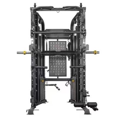 China 2022 Newest Force USA G20 Smith Machine Functional Trainer All-in-One Multi Use Gym Equipment Commercial With Lat Pulldown Attachment for sale