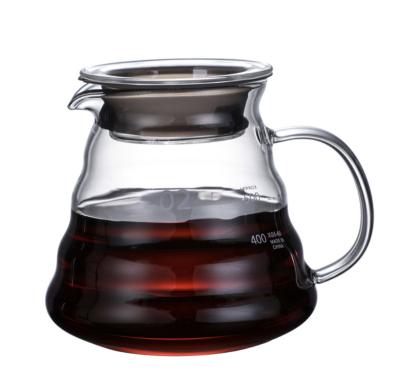 China Sustainable High Quality Hand Drip Cold Brew Coffee And Teapot With Handle Over Pour Drip Kettle Coffee Filter Cup In Stock for sale