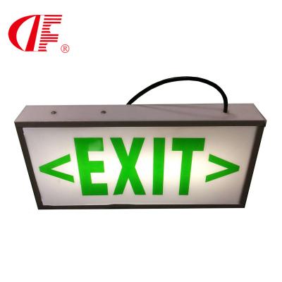 China Indoor Buildings Clamped 3W LED Emergency Exit Light Box for sale