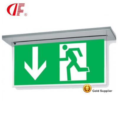 China Newest LED Emergency Exit Sign Emergency Exit Sign with 3 Hours Emergency Time for sale