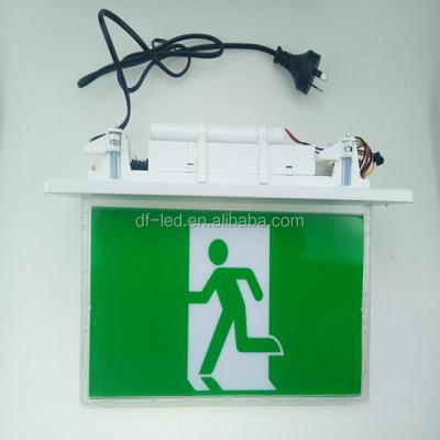 China Emergency Lighting Ceiling Recessed Mounted LED Emergency Light Exit Sign LED Emergency Warning Exit Signs Exit Sign In Emergency Lights With Saa for sale