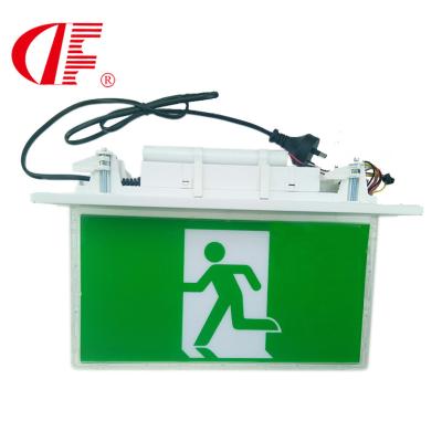 China LED recessed running man exit sign LED recessed running man exit sign for sale