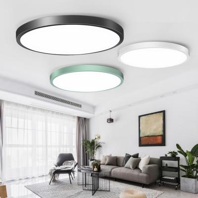 China 2020 30W 50W 220V ultra-thin ceiling led light new modern living room ultra thin lighting round fixture led ceiling lamp for sale