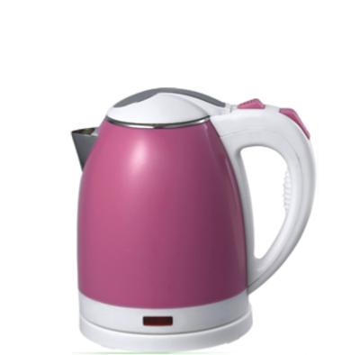 China 360 Degree Portable Electric Kettle 1.5L Pink Electric Kettle Stainless Steel Sale Type Best Rotate China Suppliers for sale