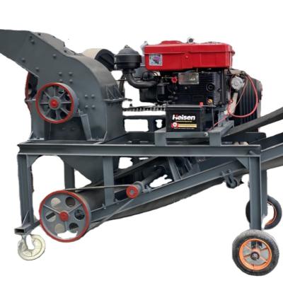 China Factory Sale Small Stone Hammer Crusher Mill Concrete Crushing Fine Powder Making Machine Used Diesel Engine Or Motor Driven Forming for sale