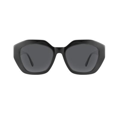 China Fashion Sunglasses New Style Female Polarized Sunglasses Acetate Frame Unique Design Trendy Sunglasses for sale