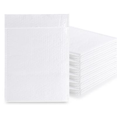 China Extra Large Strong Poly Adhesive Custom White Bubble Mailer Design With Logo for sale