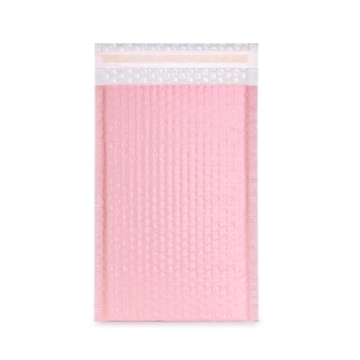 China Adhesive Strong Shock Resistance // Water Proof Custom Packing Decomposable Pastel Light Pink Logo 9X12 10X12 Poly Bubble Mailers for sale