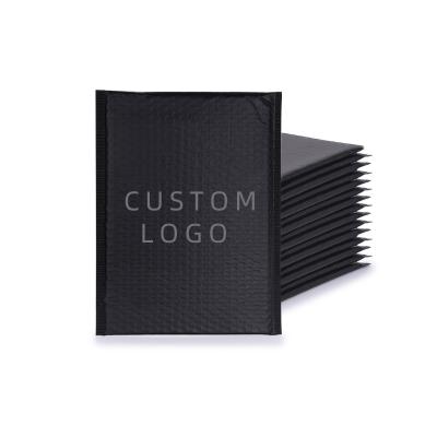 China Adhesive Strong Shock Resistance // Custom Black Metallic Packaging Printing 8X10 Waterproof Compostable Mailer Logo Bubble Envelop Poli Bubble for sale