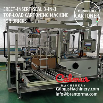 China Erect-Insert-Seal Cartoning Machine Monoblock Case Packer for sale