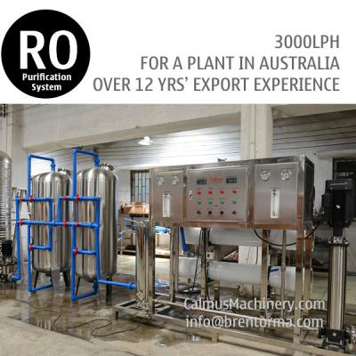 China 3000LPH Australia Ordered Commercial RO Water Reverse Osmosis System for sale