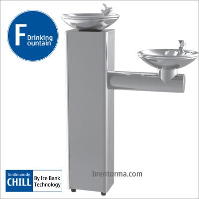 China DF3BC Floor-Mounted Bi-level Stailess Steel Drinking Water Fountain for sale