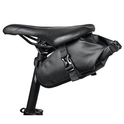 China Lightweight Waterproof Saddle Bag Bicycle Rear Seat Bag Expandable Bike Pannier Bag for sale