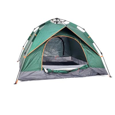 China Diagonal Tying Type Custom Cheap 4 Person Family Auto Beach Big Large Foldable Travel Mosquito Noise Up Outdoor Camping Tents Waterproof for sale