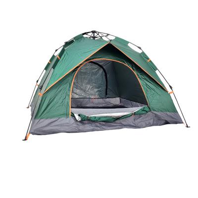 China Wholesale Large Family Automatic Mosquito Custom Foldable 4 Person Diagonal Tying Type Pop Up Outdoor Camping Travel Beach Tents Waterproof for sale